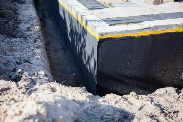 Residential Exterior Waterproofing installation at a Glendale Heights, IL home by SJ Waterproofing Pros